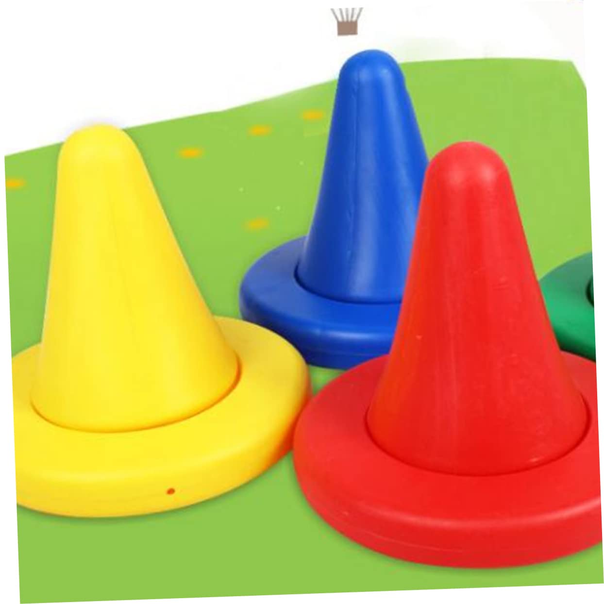 ibasenice Children Balance Training Chair Flexible Seating Stool Plastic Single Foot Stool