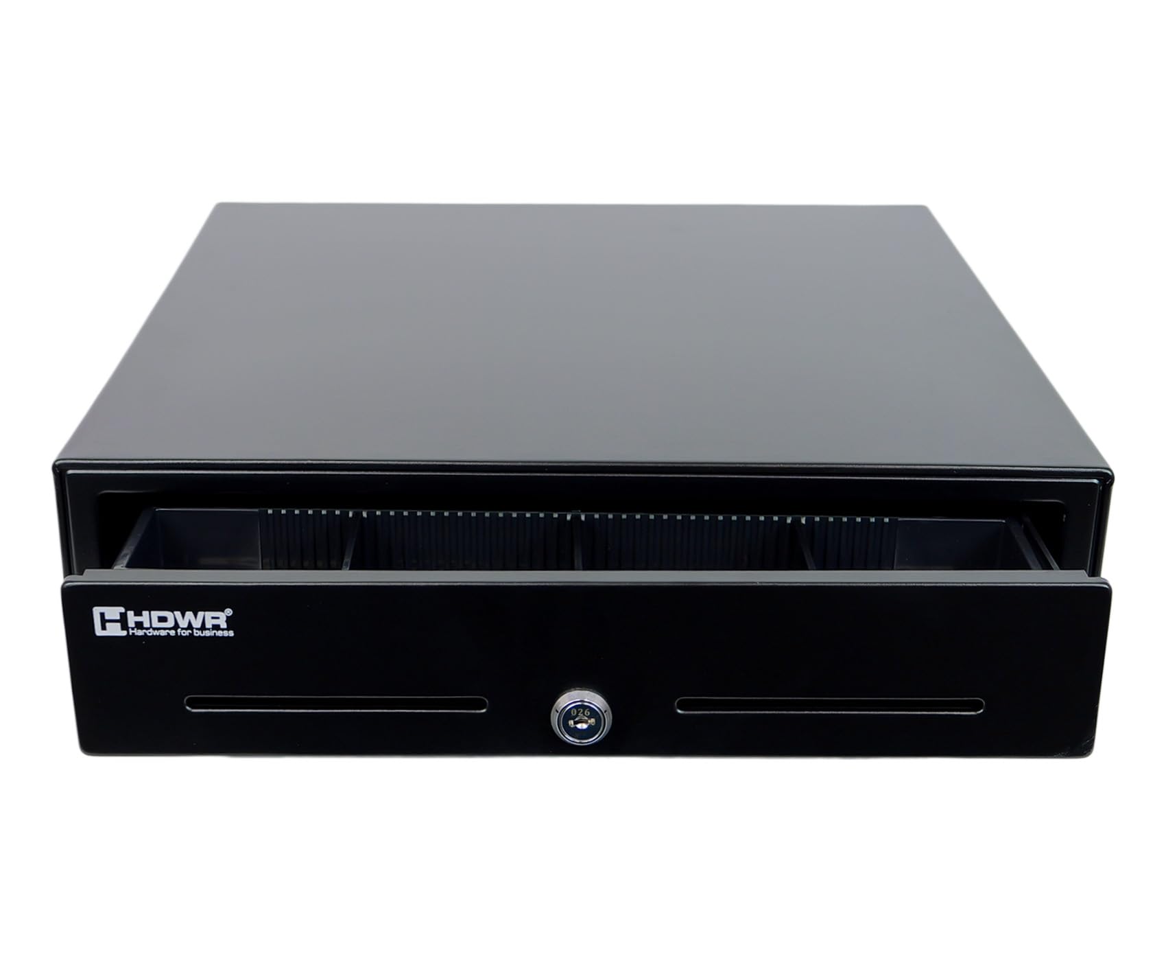 HDWR HD-KER41 Cassetto cassa, 5 banconote e 8 monete, acciaio | Portamonete scorrevole, acciaio spesso, economico e resistente, per negozio e ristorante