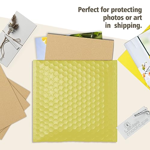 Image of Golden State Art 10x10 Corrugated Cardboard Sheets 25 Pack | Flat Cardboard Pads, For Packing, Mailing, Moving, Shipping, Crafts