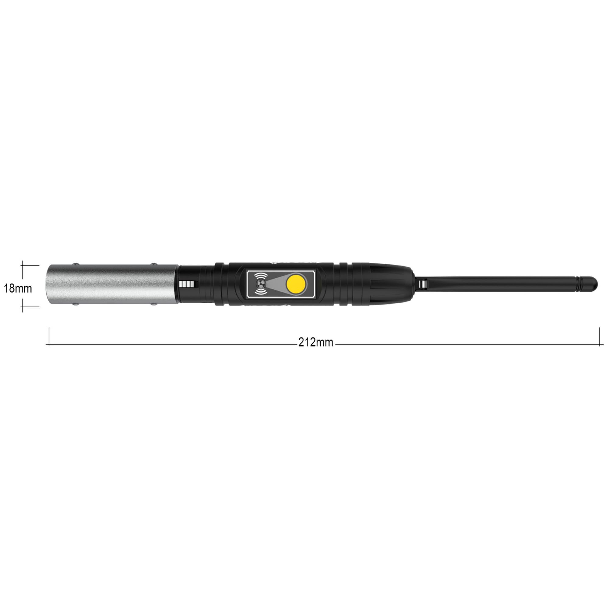 Audibax Easy DMX Transmisor o Receptor Inalámbrico Compacto DMX
