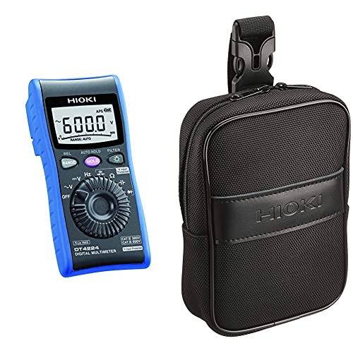 HIOKI (日置電機) デジタルマルチメータ(C測定/抵抗測定搭載の汎用タイプ) DT4224 & 携帯用ケース C0200【セット買い】