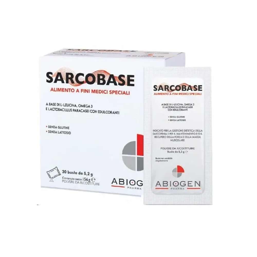 Abiogen Pharma - Sarcobase Integratore per Muscoli 30 Bustine - 987681448