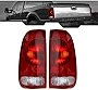 EPIC LIGHTING AMOE Replacement Rear Brake Tail Lights Assembly Compatible with Ford 97-03 F-150 Styleside 97-99 F-250 Light Duty 99-07 Super Duty [ FO2800117 F85Z13405CA FO2801117 F85Z13404CA ] Pair
