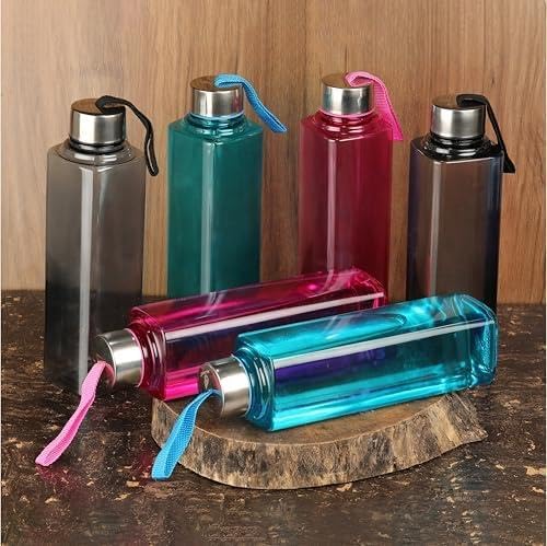 Premium Water Fridge Bottles Set of 6 998 ml Bottle 998 ml Bottle (Pack of 6, Multicolor, PET) ABC-95 (B0DCSRXBC2) Amazon Price History, Amazon Price Tracker
