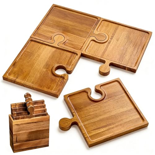 Planche à charcuterie pour apéritifs et fêtes : plateau repas puzzle convivial - 2