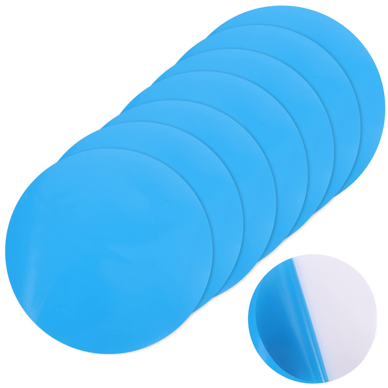 DOITOOL 50pièces Patch De Réparation Autoadhésif Pour Produits Gonflables Kit De Réparation Pvc Pour Bouées Matelas Et Jouets Aquatiques Étanche Et Pratique Pour Fissures Et
