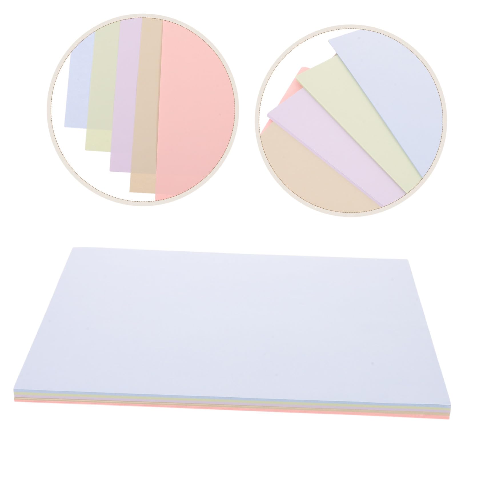OSALADI 200fogli Carta per Fotocopie Carta per Ufficio Multiuso per Scrivere e Stampante Fronte-retro Decorativa per Origami e Pieghe Creative