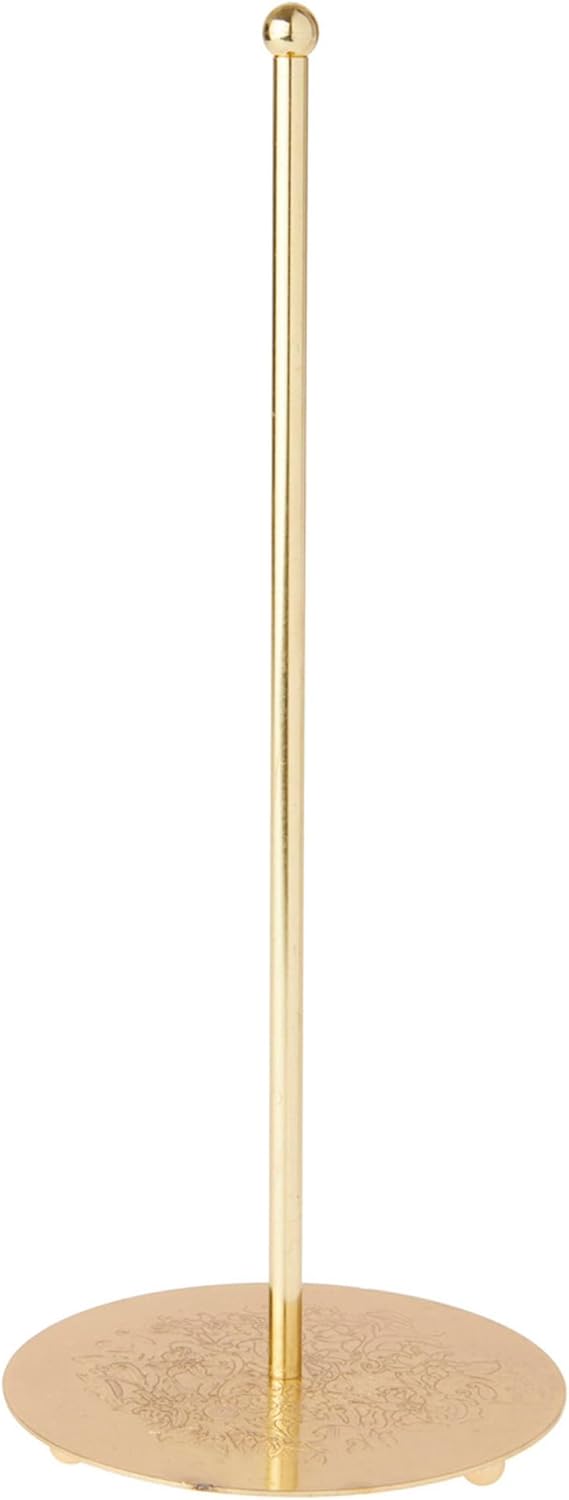 Bard's Tree Topper Etched Gold-toned Stand, 10" H x 4" W x 4" D, Pack of 3