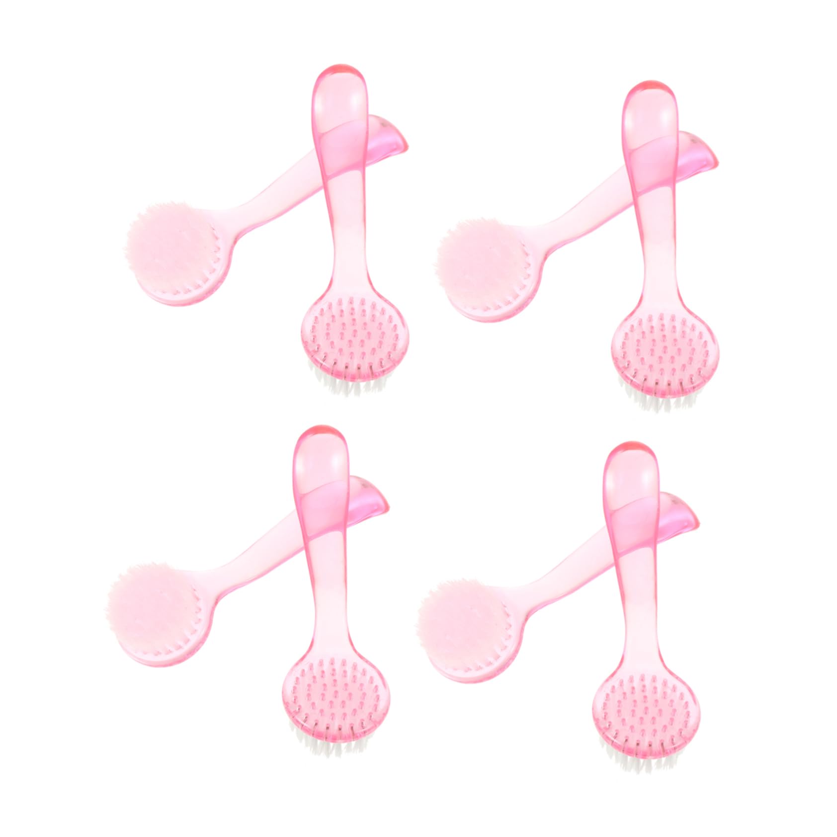 FOMIYES 8pcs Face Cleaning Brush Soft Bristle Pore Cleansing Brush for Gentle Exfoliation and Deep Clean for Skincare and Nail Care Selection Random Color