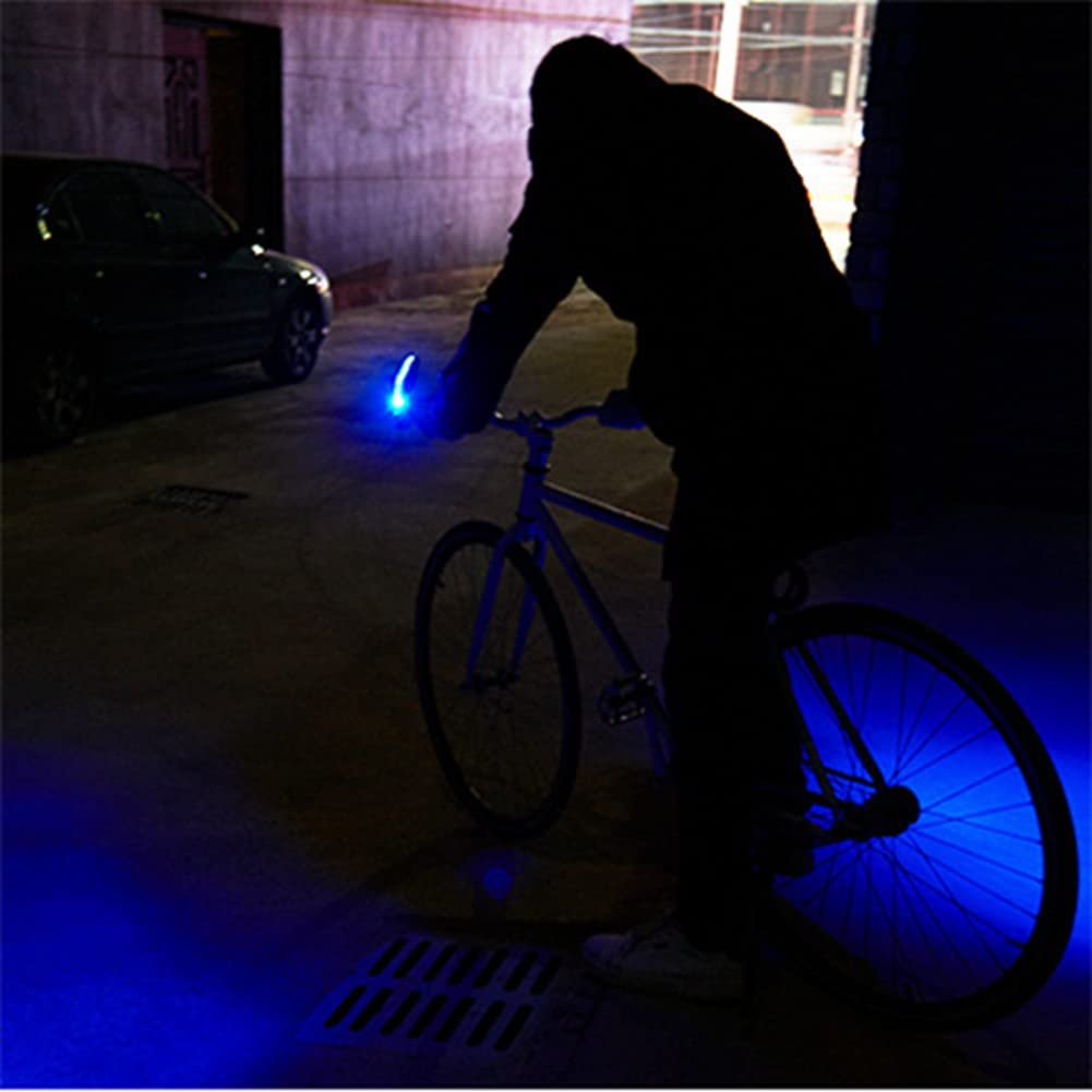 Lot De 2 Feux De Guidon Vélo LED – Clignotants étanches IPX4, Rouge/bleu, 2 Modes Fixe/flash, Pour VTT Route Et BMX