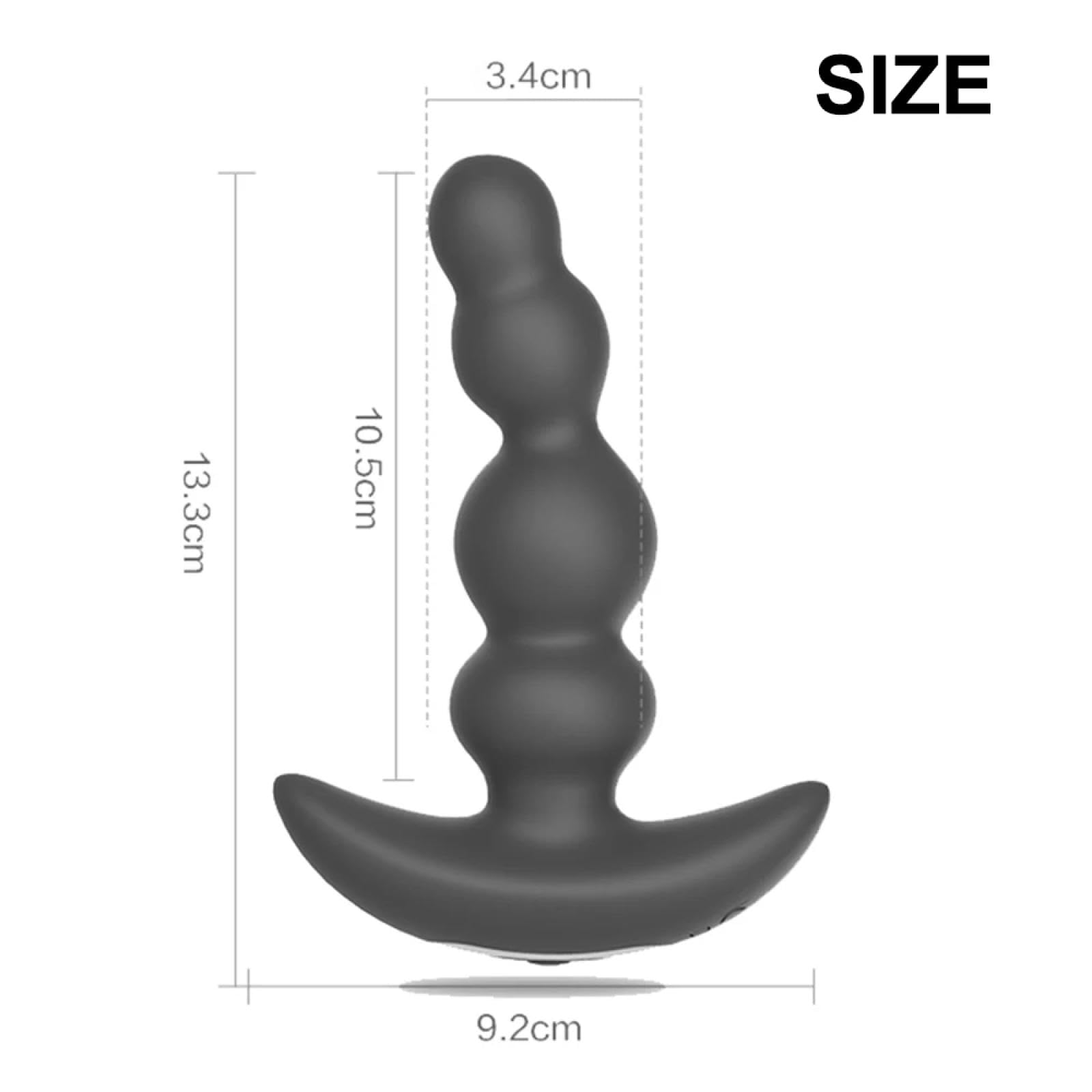 Plug anale Vibratore anale rotante a 360 gradi Masturbatore maschile Perline anali Giocattoli del sesso Per Uomini Ano G-Spot Masturbatore Butt plug vibrante