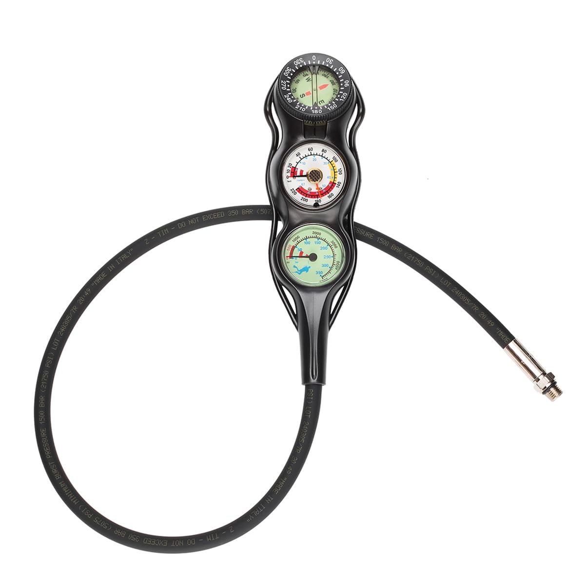 Blue Reef Nano 3 Gauge Console with Compass - Hose Length 32