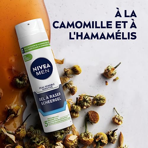 Gel À Raser Peau Sensible Homme Camomille 0% Alcool Nivea La Bombe De 200ml - vue 4