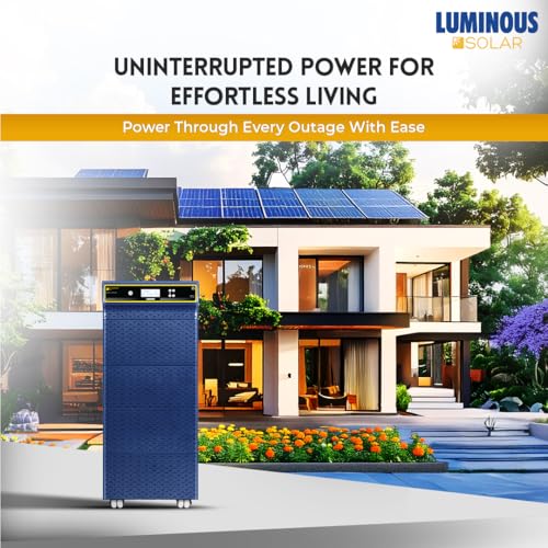 Image of Luminous SOLARVERTER PRO 10.1KVA ECO - Hybrid Solar Inverter, 120V, Pure Sine Wave, Smart Energy Management, High Efficiency, 2 Years Warranty, Ideal for Homes, Businesses & Off-Grid Solar Systems