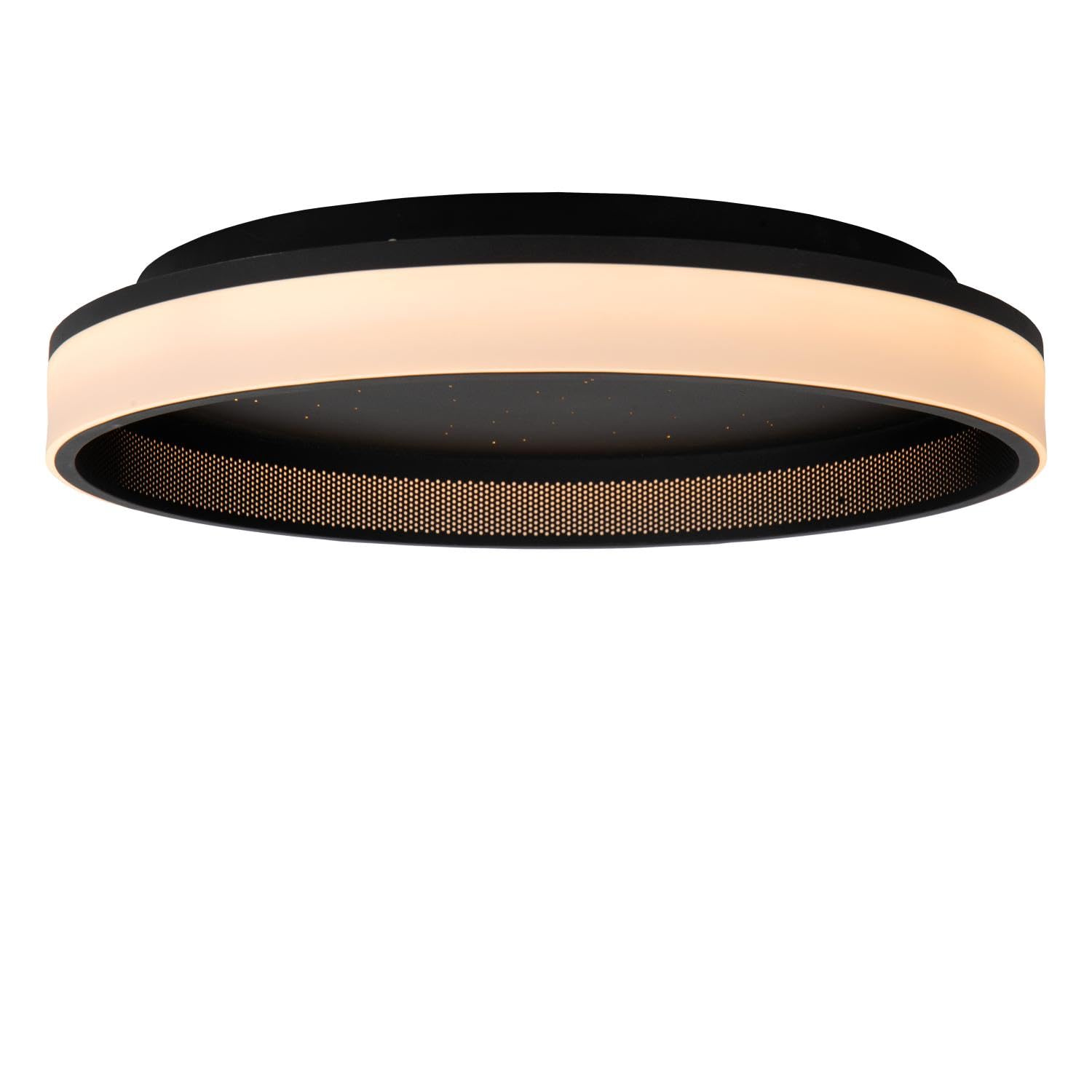 LUCIDE ESTREJA - Lámpara de techo - Ø 40 cm - LED 3 StepDim - CCT - 2500K/3000K - Negro