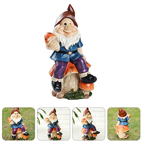 ABOOFAN Dos Desenhos Animados Do Jardim Gnome Estatueta Estátua Elf Resina Anão Boneca Fada Garden O