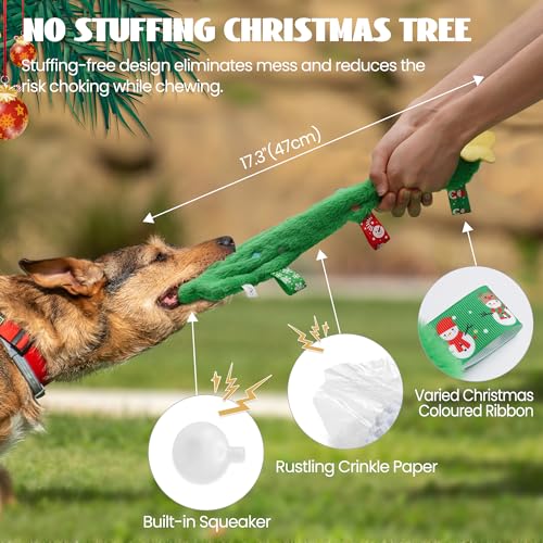 Nocciola 4 Pack Juguetes de Navidad para Perros miniatura 3