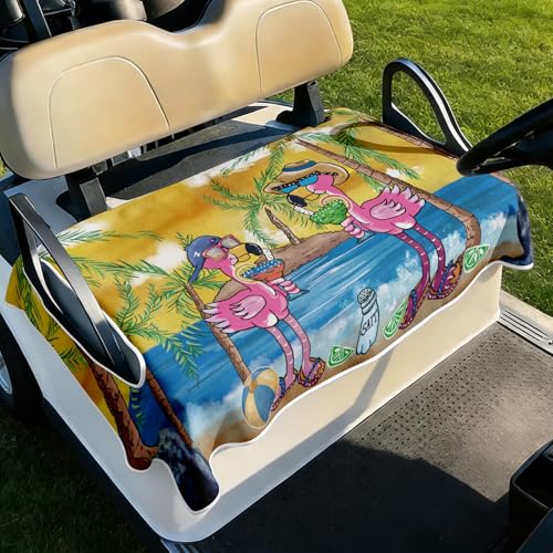 Cylanta Golf Cart Seat Covers, Universal Non-Slip Summer Beach Vacation