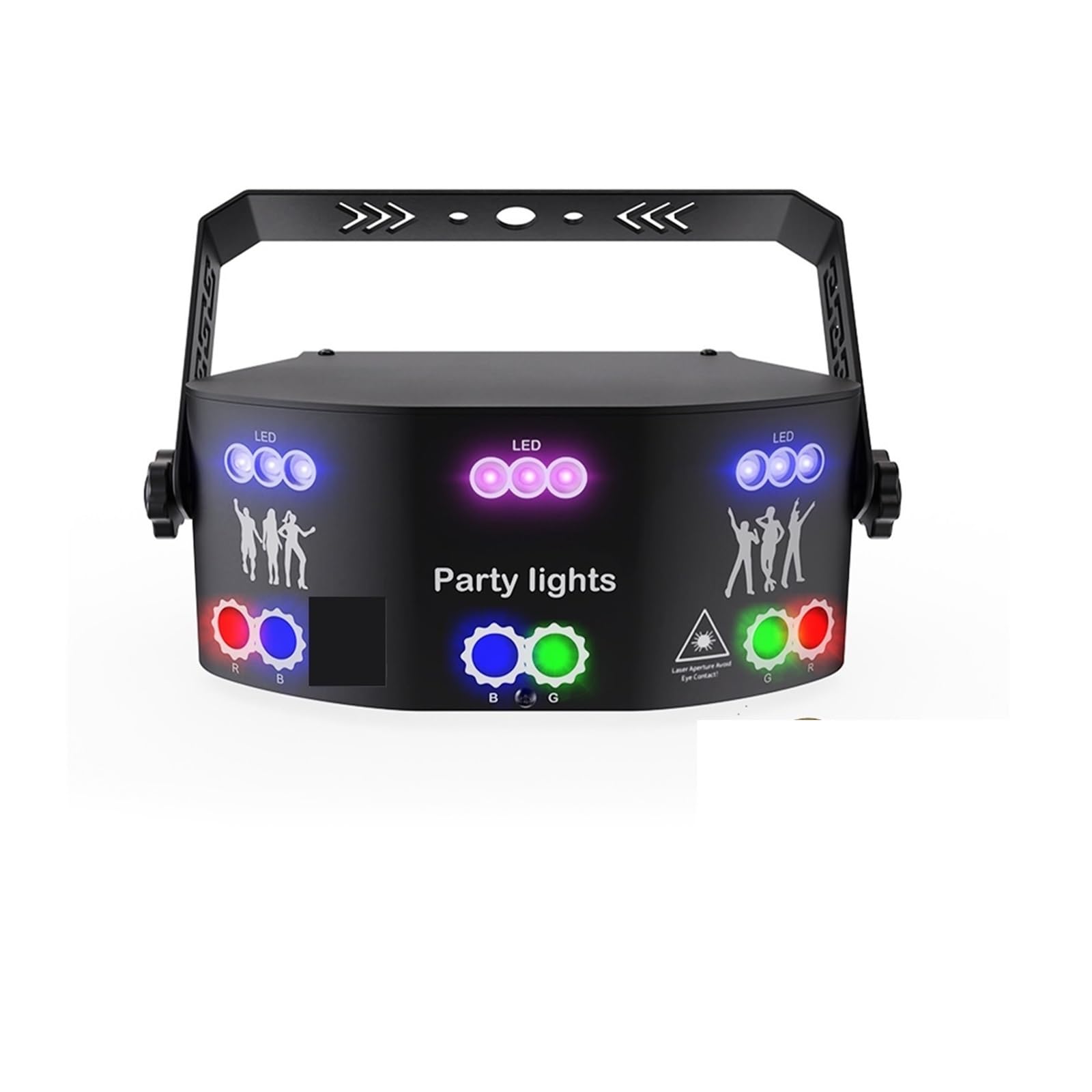 15 oczu RGB Disco DJ projektor światła z wiązką zdalny stroboskop efekt oświetlenia scenicznego Xmas Party Holiday Halloween Lights Na imprezy i do klubów