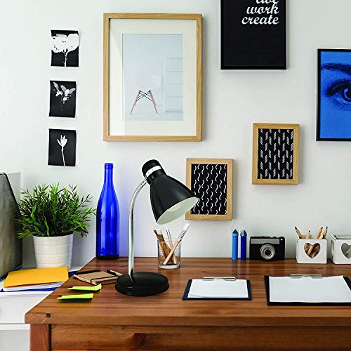 Classic Desk Lamp With Led Bulb Included, Black Metal Adjustable Swing Arm Desk Lamp Base Clamp Classic Architect With Bulb Us (Black) #TOP4
