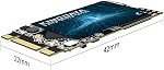 M.2 2242 SSD 1TB Ngff Internal Solid State Drive High-Performance Hard Drive for Desktop Laptop SATA III 6Gb/s Includes SSD(1TB, M.2 2242)
