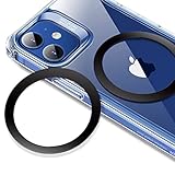 Sisyphy Magsafe対応 リング 磁気増強 メタルリング (ブラック2個入り) ワイヤレス充電 iPhone 15/14/13/12/11/X Pro Max Samsung Galaxy S24/S23/S22/S21/S20 Note Ultra Fold5 対応 [並行輸入品]