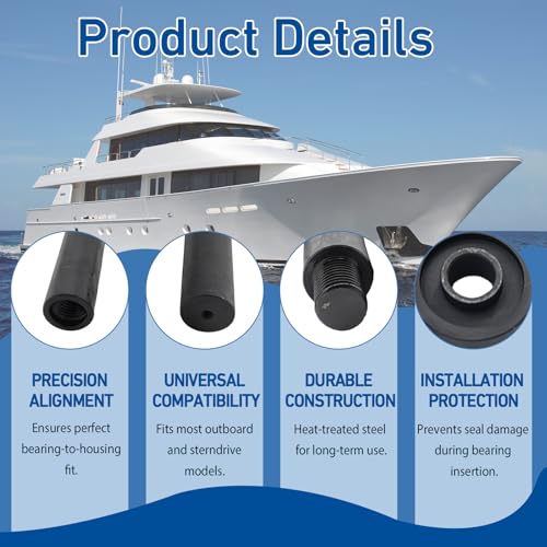 Image of Gimbal Bearing Alignment and Install Kit, Heavy Duty Engine Alignment Tools Set Fits for Mercruiser Alpha, Alpha 1, MR, Bravo, OMC, Cobra, Volvo