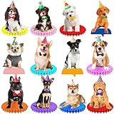 Dog Honeycomb Centerpieces Decorations 13pcs Baby Dog Themed Party Table Decorations Dog Birthday Party Supplies Puppy Dog Party Decorations for Pet Dog Theme Birthday Party Baby Shower Supplies