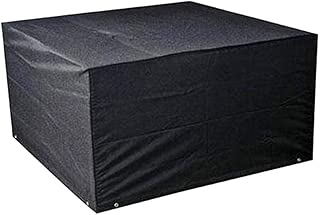 vanpower Waterproof Oxford Outdoor Furniture Cover, Black Garden Table Chair Sofa Dustproof Protector 213 X 74 X 132cm/83.86" X 29.13" X 51.97" Black