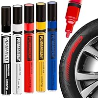 Artistro 5 Oil Based Permanent Markers - Assorted Fine and Medium Tip Sets for Wood, Stone, Fabric, Glass, Ceramic, Metal, Plastic and More - Quick Drying, Waterproof, Permanent