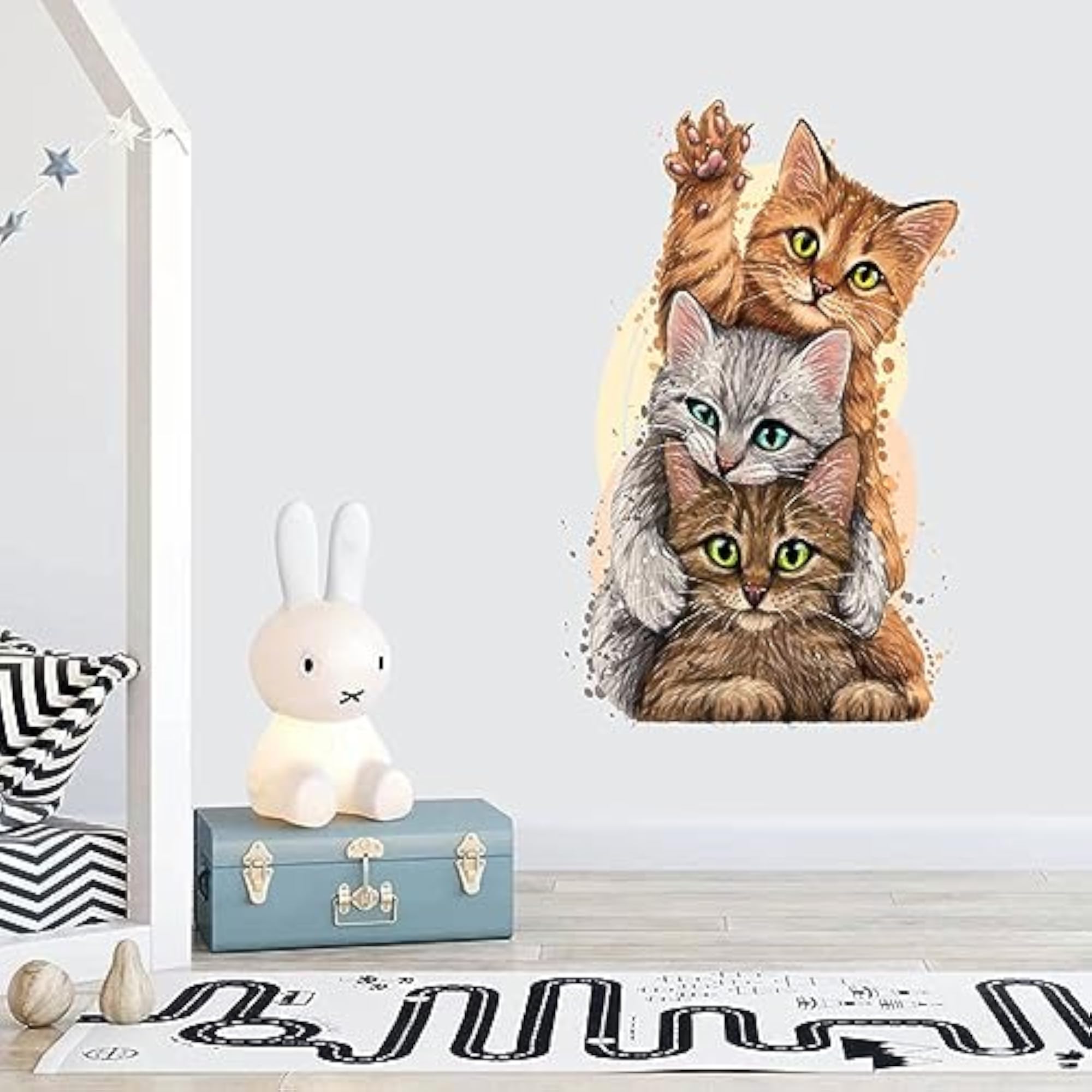 Funny Cats Wall Sticker