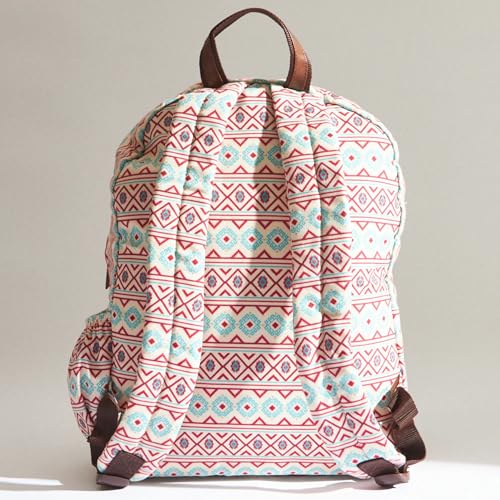 Image of TEAL BY CHUMBAK Laptop Backpack for Women, Stylish Canvas Bag for College, Office, School and Travel, Fits 15-Inch Laptop, Lightweight and Durable with Organizer