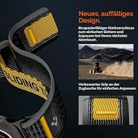 Spigen Athlex Air Band für Apple Watch Ultra 4/3/2/1, Serie 12/11/10 | Nylonarmband mit Klettverschluss und farblich abgestimmten Nähten für Apple Watch 49/46/45/44/42mm - Active Schwarz – Ansicht 6