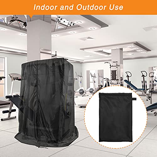 Black Treadmill Cover 46" L X 38" W X 66" H, Luxiv Dustproof Waterproof Cover For Treadmill Fold-Able Cover For Indoor Outdoor Sunscreen Treadmill Cover With Storage Bag #TOP6