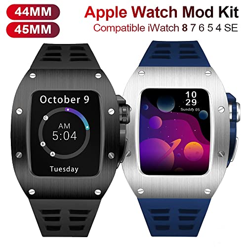 Kit de modification de luxe GUMMMY avec bracelet silicone Apple Watch 8 - 2
