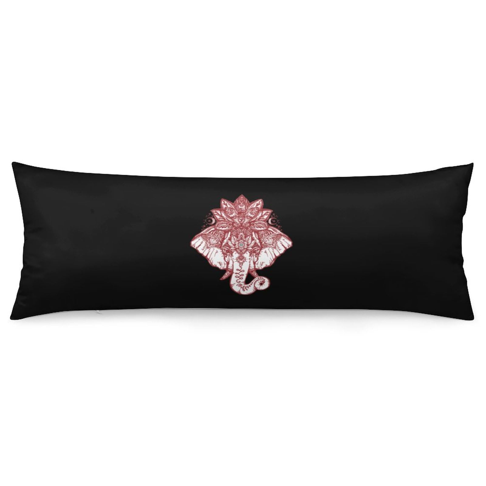 Yoga Elephant with Plant Body Pillow Cover Lightweight Long Pillow Case for Cushion Sofa Living Room Bed 20