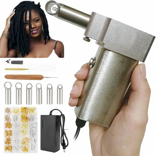 Machine à dreadlocks électrique instantanée portative avec 6 tubes interchangeables