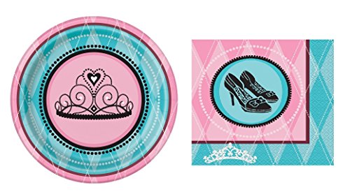 Princess Party Supplies Bundle Fairytale Princess (Dinner Plate Napkins For 16) #TOP28