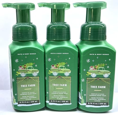 3 Tree Farm Gentle Foaming Hand Soap Bath. & Body 8.75 fl oz
