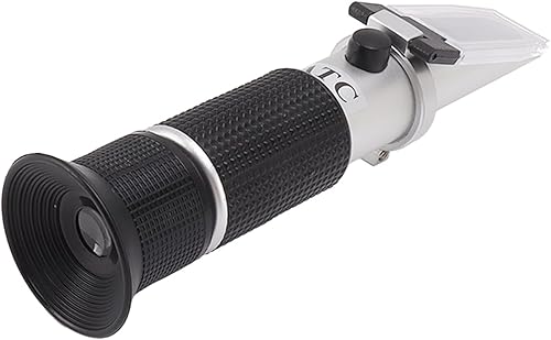 Miniatura 3 de TOPINCN Refractómetro anticongelante Detector de líquido de limpiaparabrisas de mano Probador de propilenglicol caja ATC función aluminio