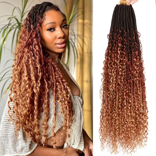 Soft Boho Locs Crochet Hair for Black Women-30 Inch 8