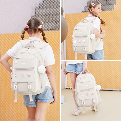 AO ALI VICTORY Backpack for Women Girls Set with Pencil Case 15.6 Inch Laptop School Bag Kids Elementary College Backpacks2