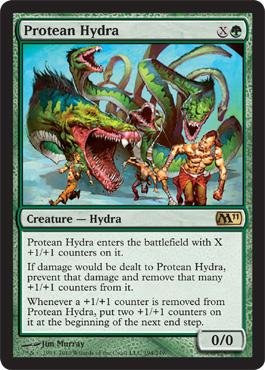 Magic: The Gathering - Protean Hydra - Idra Proteiforme - Magic 2011
