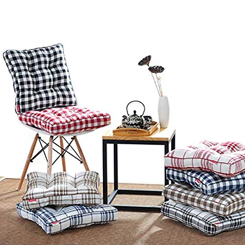Coussin de sol futon en coton contre le mal de dos sur la chaise de bureau