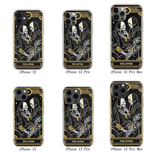 Amaxdream Compatible With Iphone 13 Pro Case The Lovers Tarot Card Meaning: Love, Health, Money & More Tpu Soft Shockproof Protective Phone Case Cover #TOP2