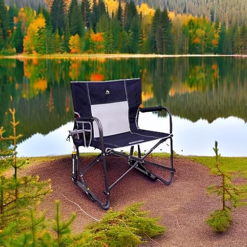 GCI Outdoor Freestyle Rocker with Side Table Camping Chair の商品画像 1
