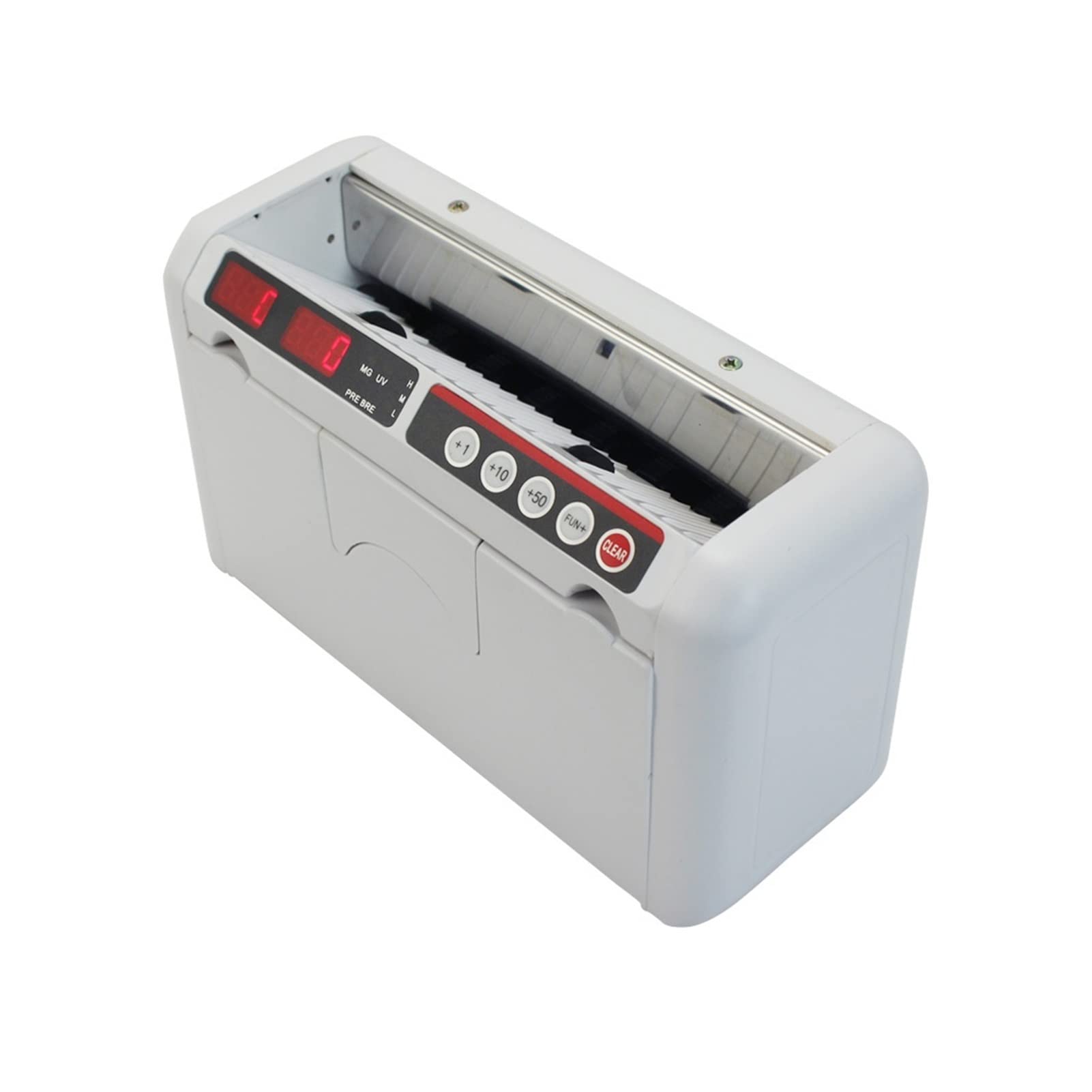 CVFRDD - K-1000 Portable Money Counter With Rechargeable Battery Mini Bill Cash Counting Machine For Small Change Money Counter