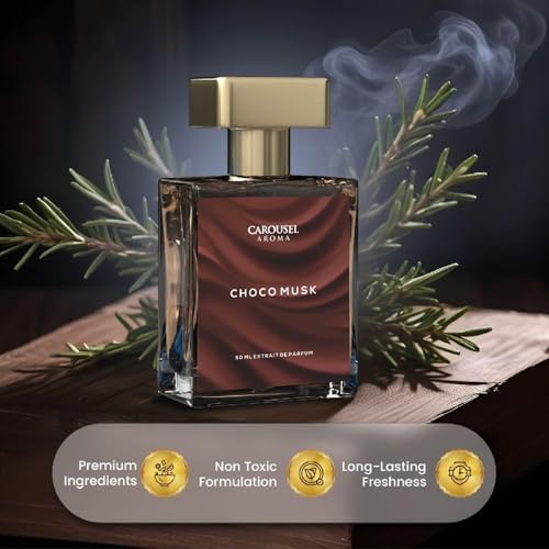 Image of Carousel Aroma Choco Musk 50ml - Eau De Parfum for Men & Women | Long Lasting Luxury Oud Perfume | Premium Unisex Extrait De Parfum | Pack of 1