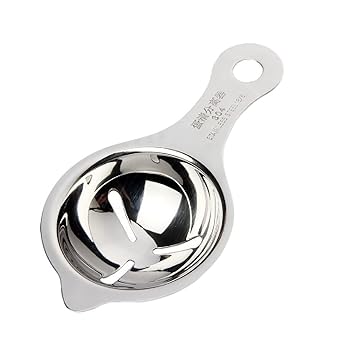 1 PCS Egg Separator, Egg Yolk White 304 Stainless Steel Filter Divider Kitchen White Egg Separator Dishwasher Safe Tool