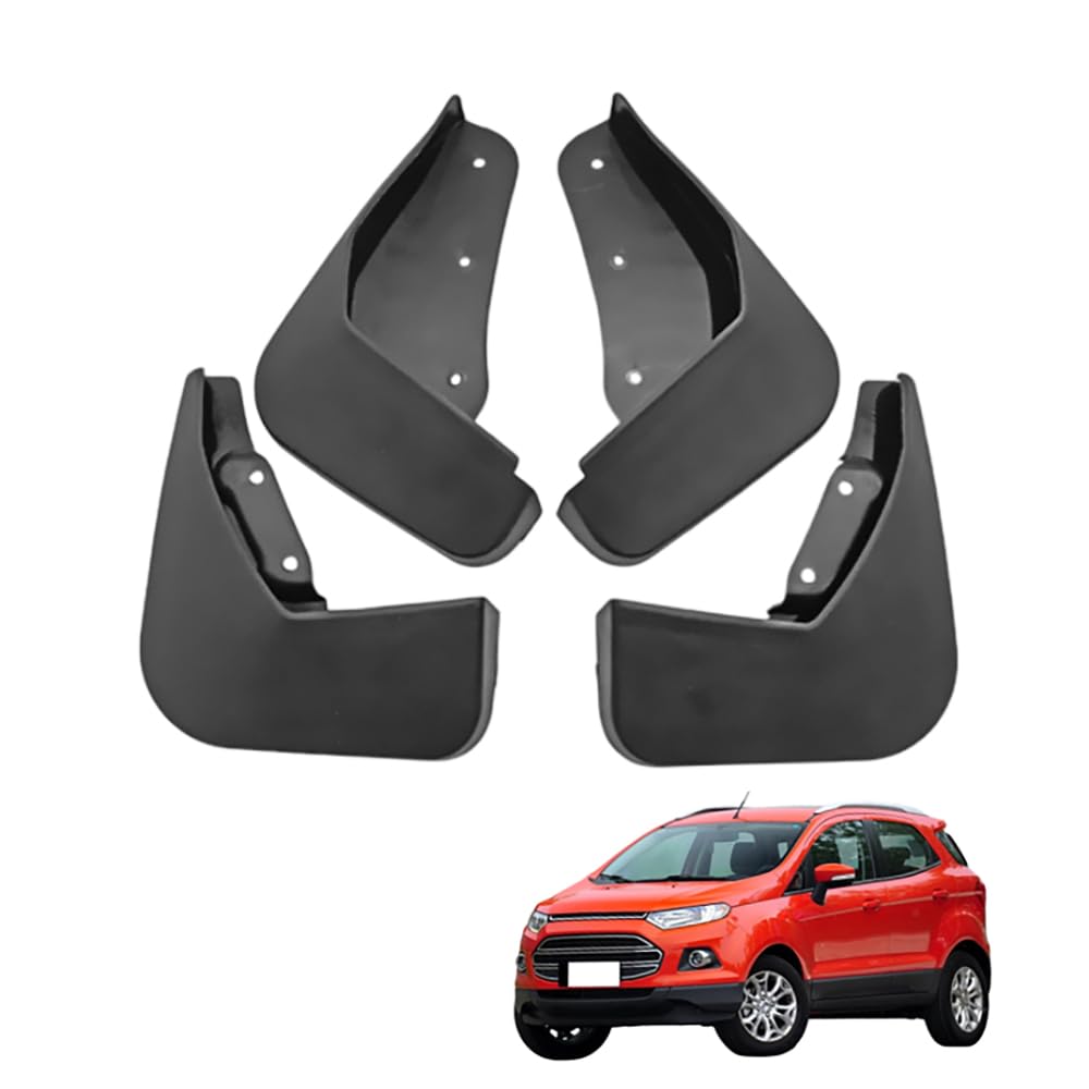 Amhvmu Normal 4Pcs Mud Flaps For Ford Ecosport 2013-2017